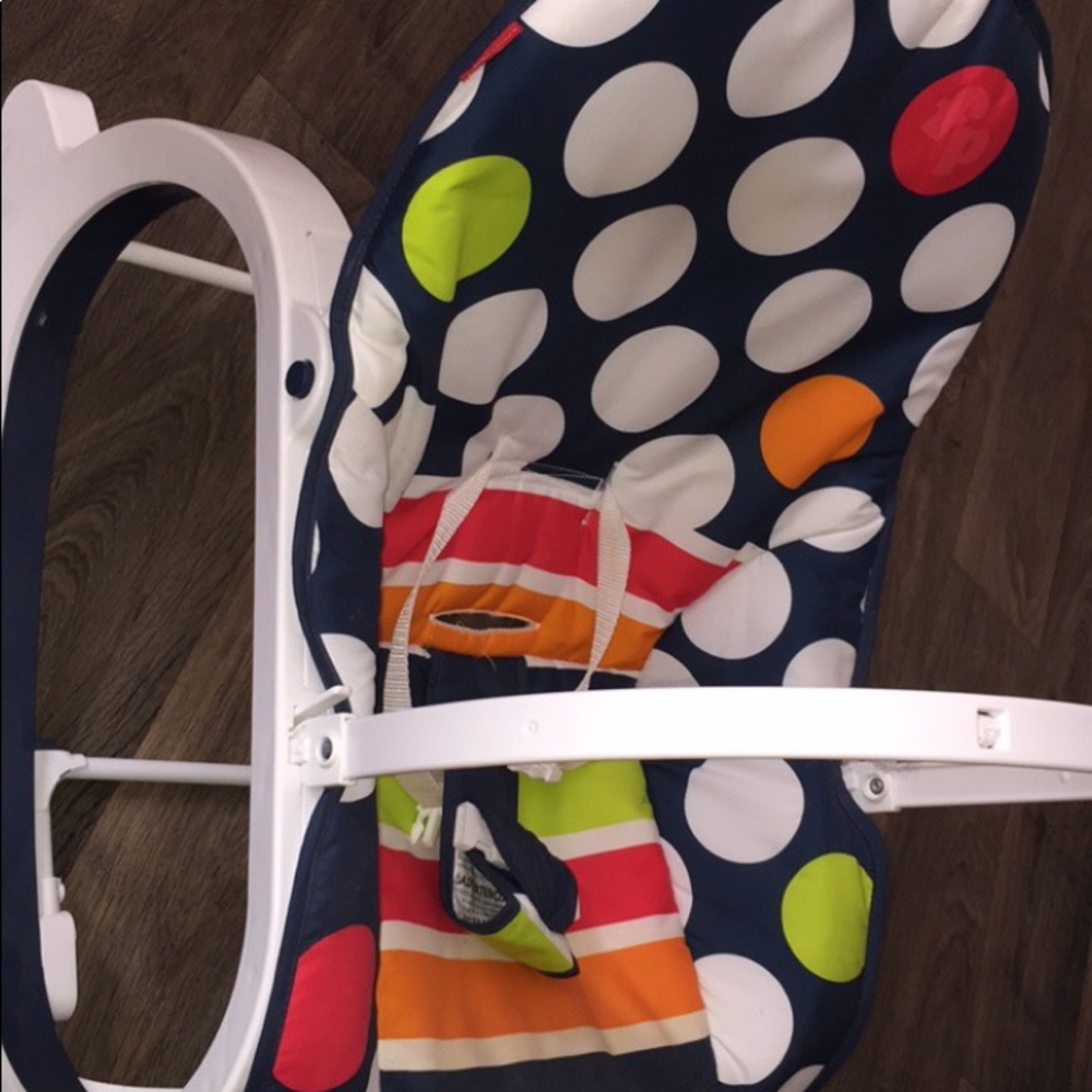 Fisher Price Navy Dot Rocker